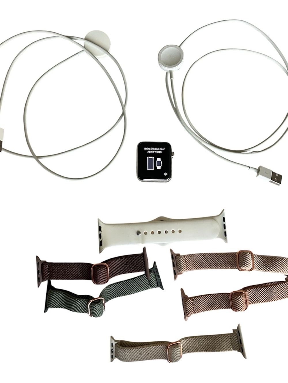 Apple Watch Series 2 42mm + 6 Bands + 2 Chargers Bundle